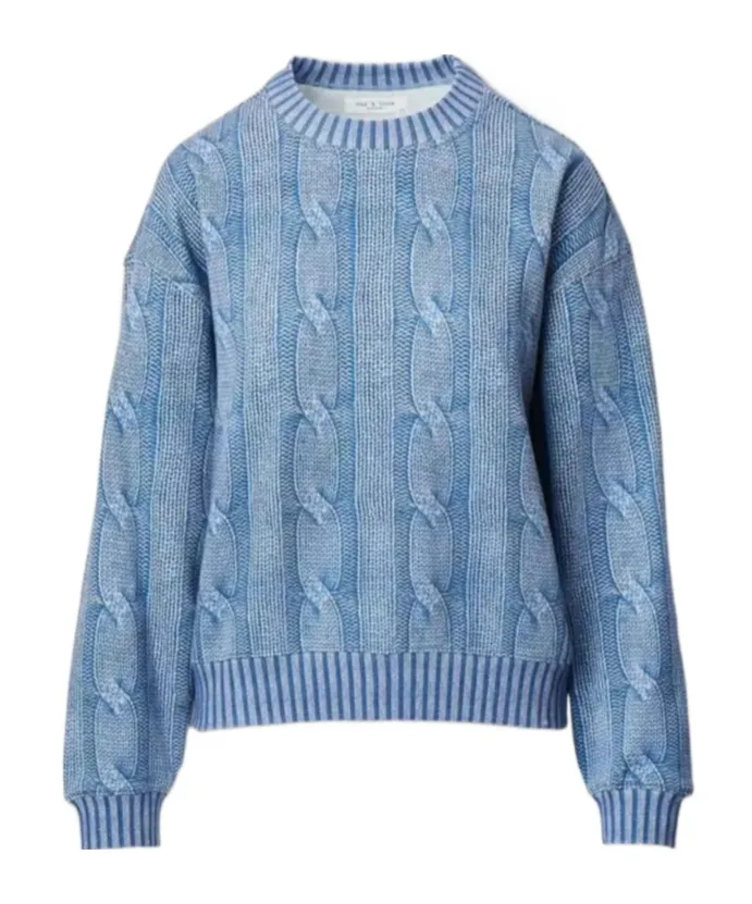Miramar Cable-Effect Sweatshirt