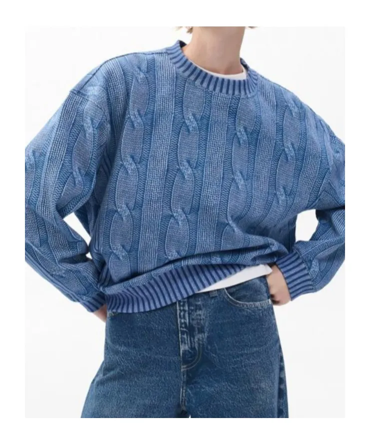 Miramar Cable-Effect Sweatshirt