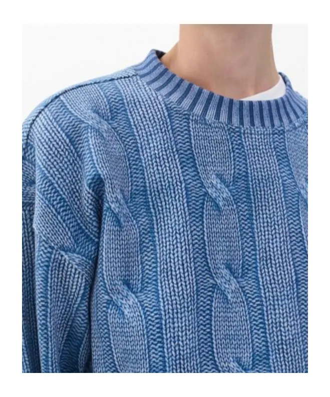 Miramar Cable-Effect Sweatshirt
