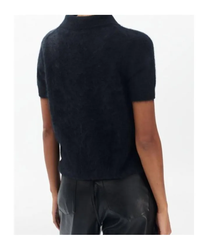 Jada Brushed Cashmere Polo