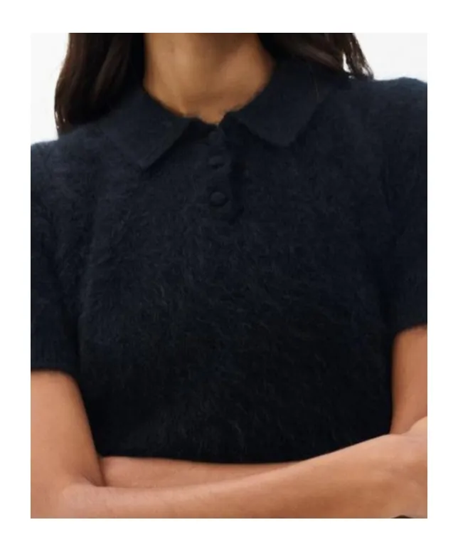 Jada Brushed Cashmere Polo
