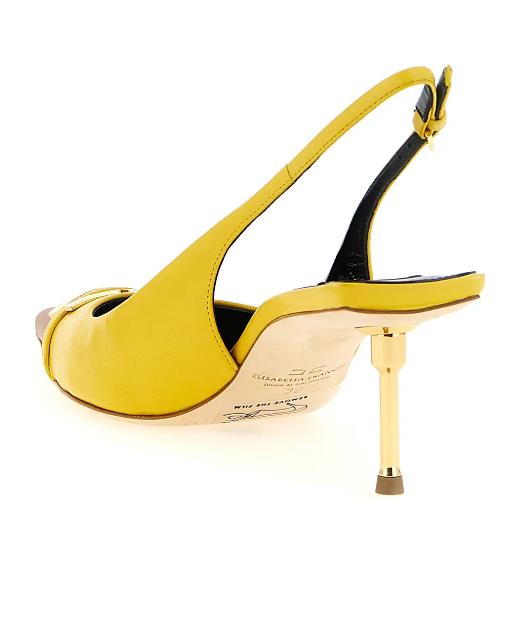 Elisabetta Franchi Two-Colour Slingbacks