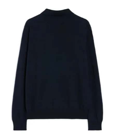 Lightweight Wool Polo Sweater