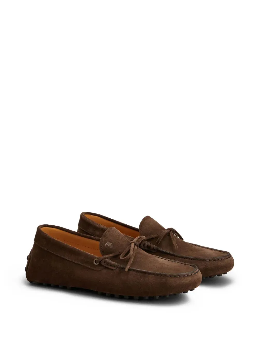 Tod's Logo Detailed Lace-Up Boat Shoes