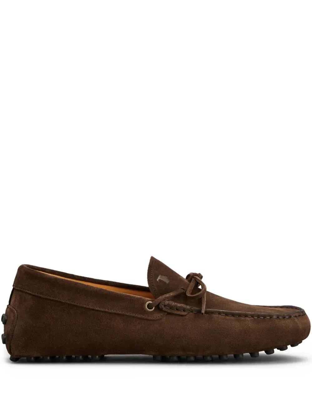 Tod's Logo Detailed Lace-Up Boat Shoes