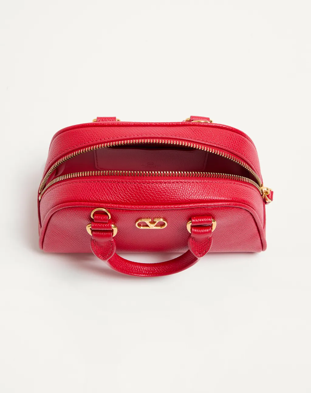 Valentino Bowling Vlogo Signature Zip-Up Tote Bag