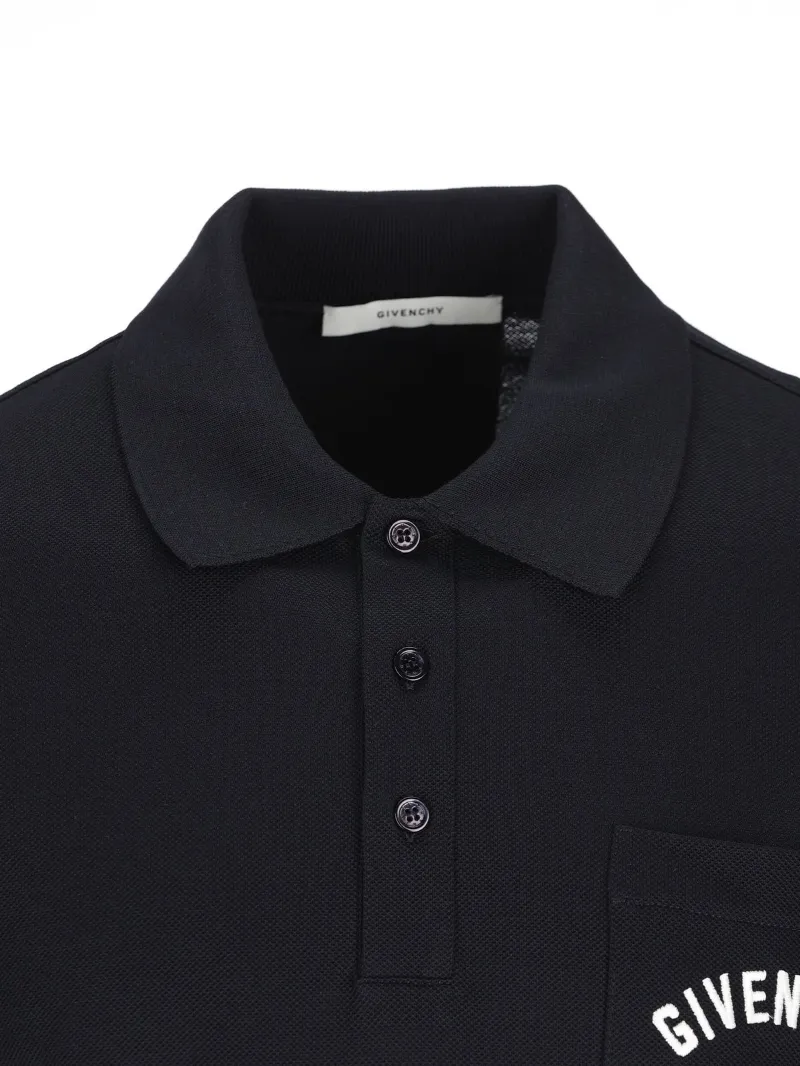 Givenchy Logo Embroidered Short-Sleeved Polo Shirt