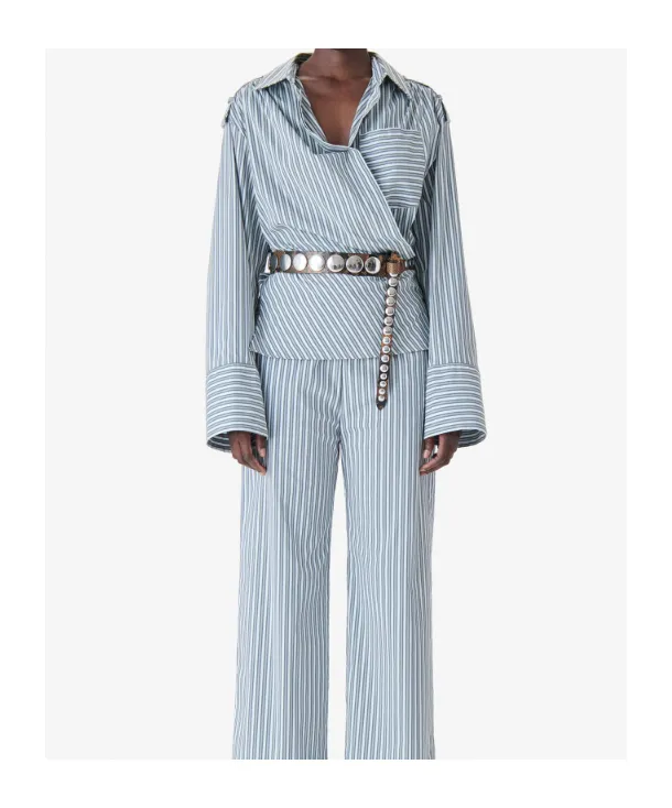 Unstructured Striped Shirt