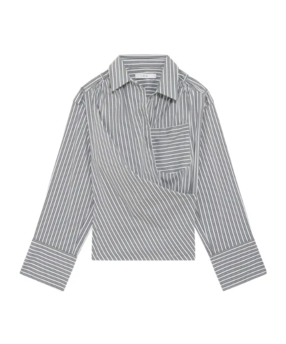 Unstructured Striped Shirt