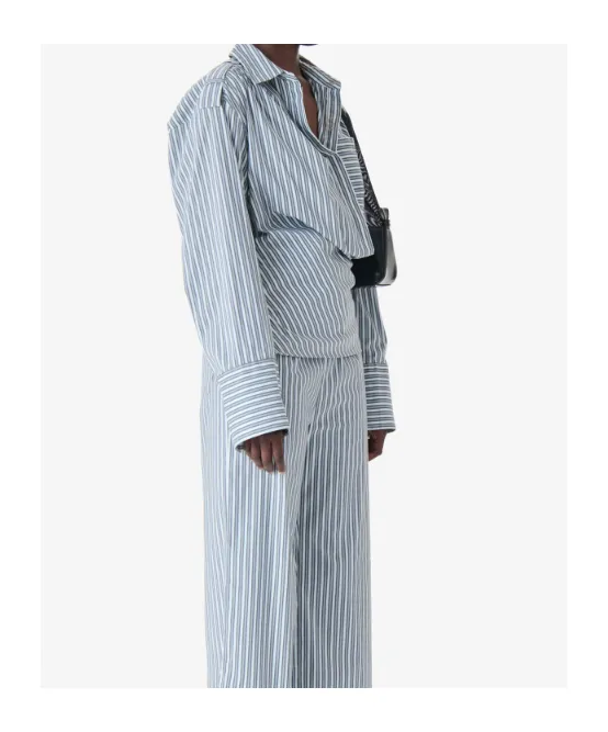 Unstructured Striped Shirt