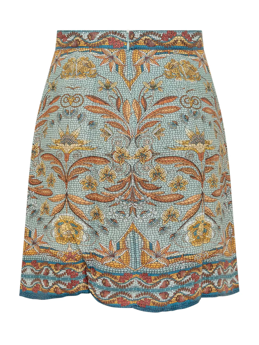 Farm Rio Mosaic Wrap Mini Skirt