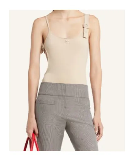CourrÈGes Buckle Cut-Out Swimsuit
