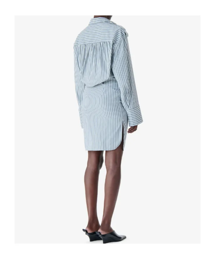 Striped Shirt Dress