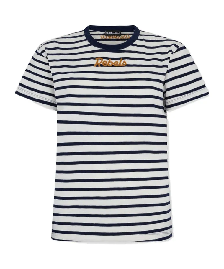 Dsquared2 Striped Logo T-Shirt
