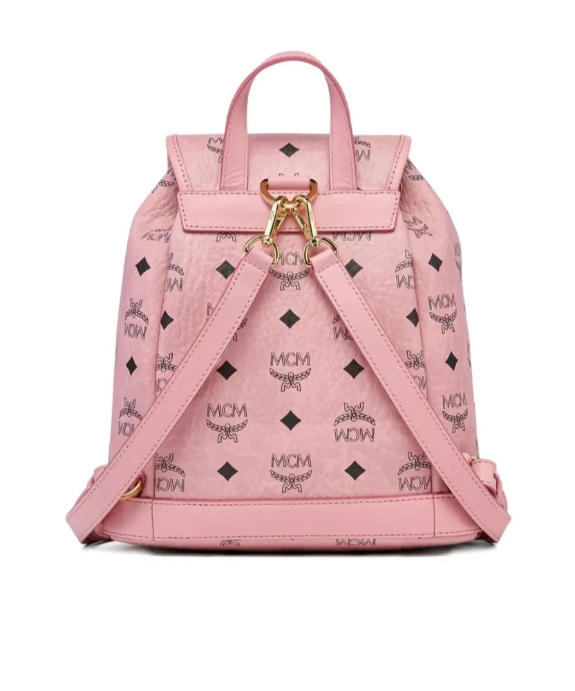 Mcm Aren Drawstring Mini Backpack