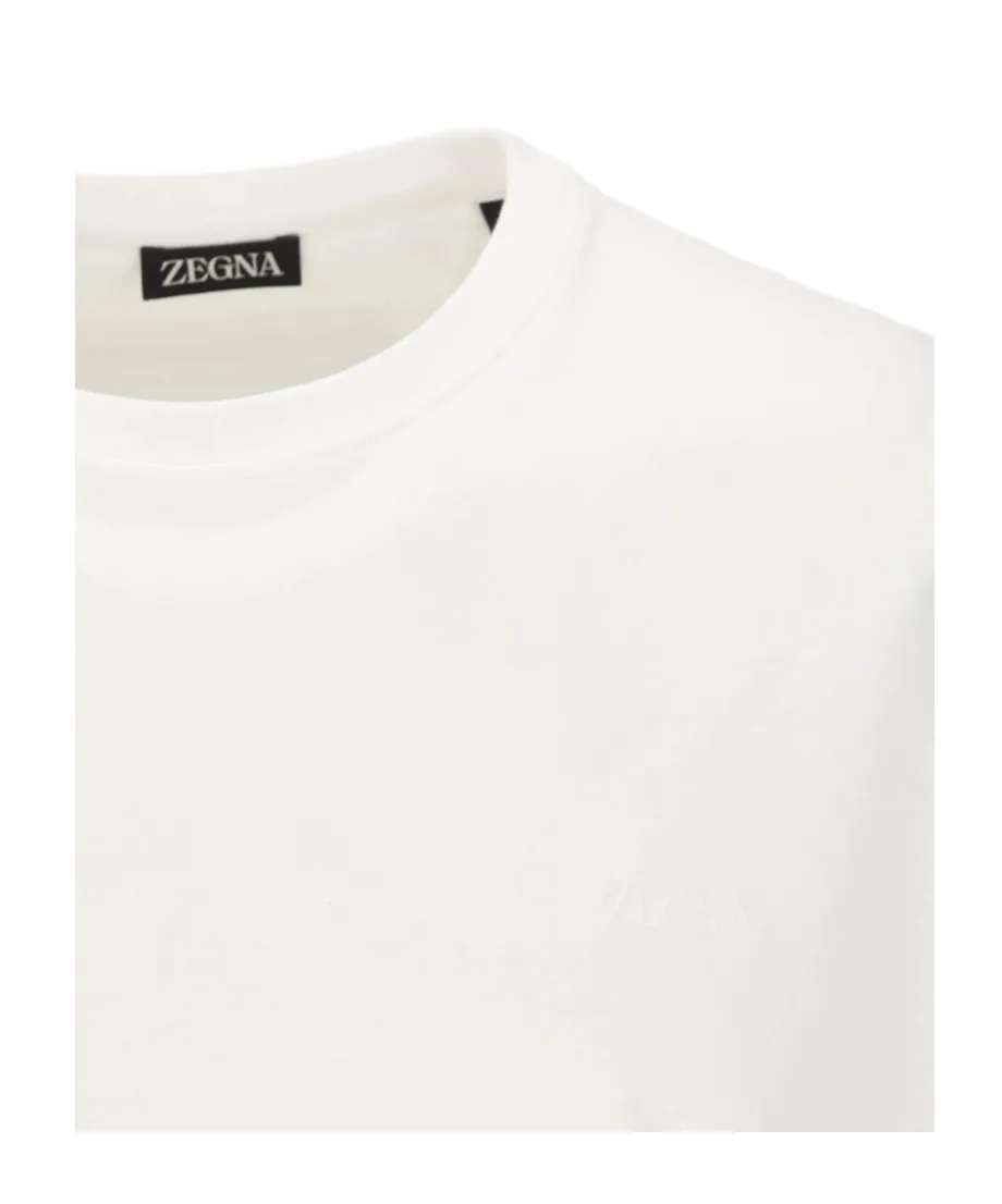 Zegna Short Sleeve Crewneck T-Shirt