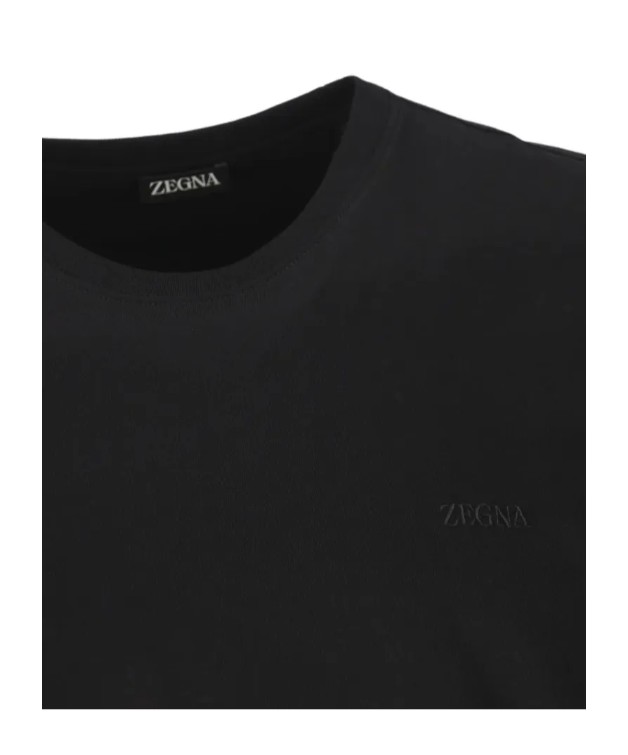 Zegna Short Sleeve Crewneck T-Shirt