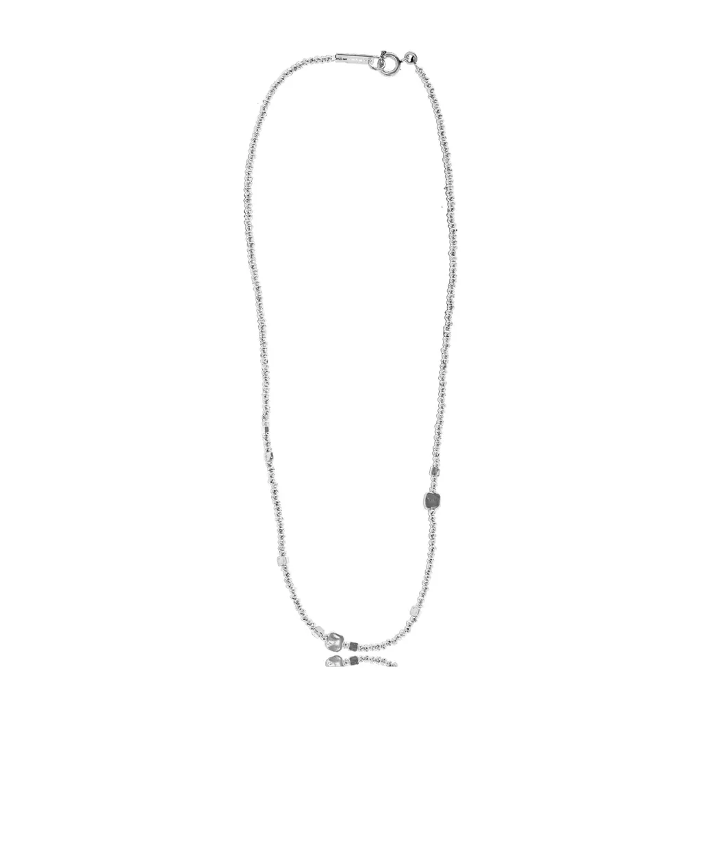 Isabel Marant Gary Engraved Logo Necklace