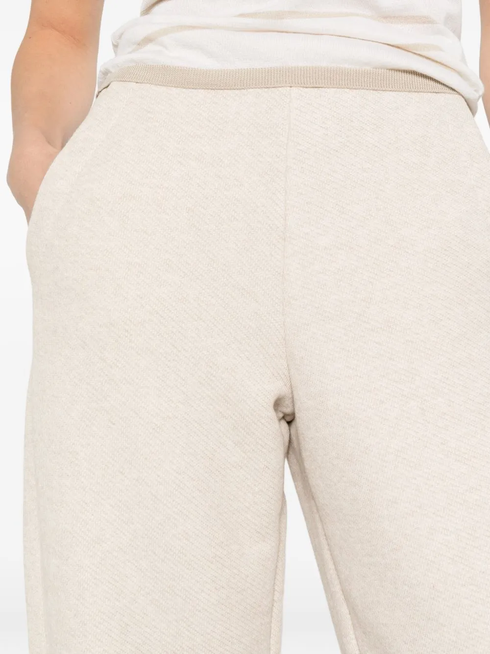 Elastic Waist Casual Pants