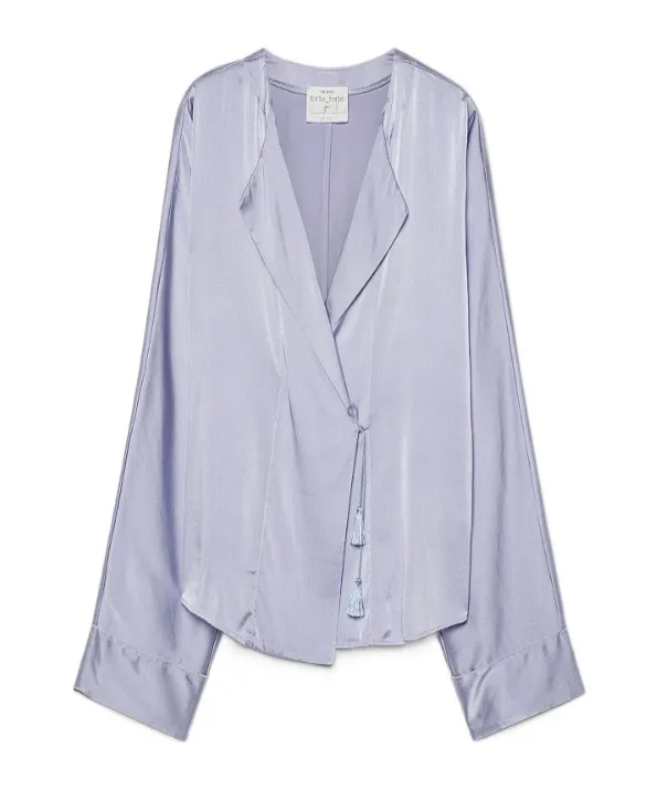 Forte Forte Wrap Satin Shirt