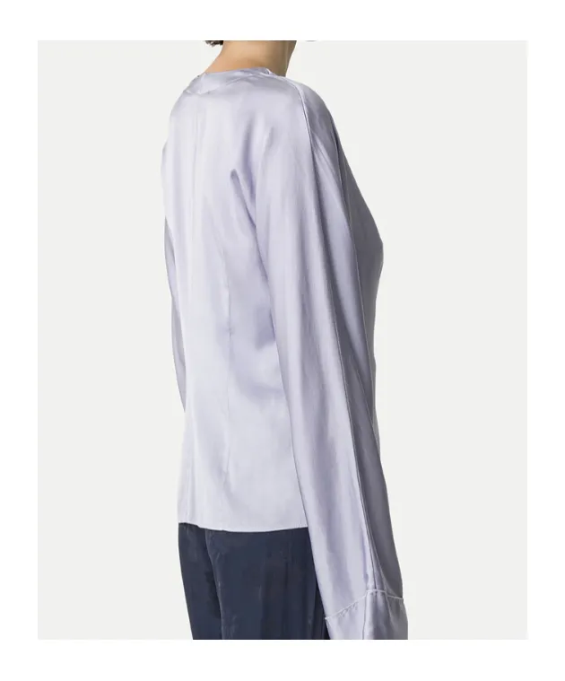 Forte Forte Wrap Satin Shirt