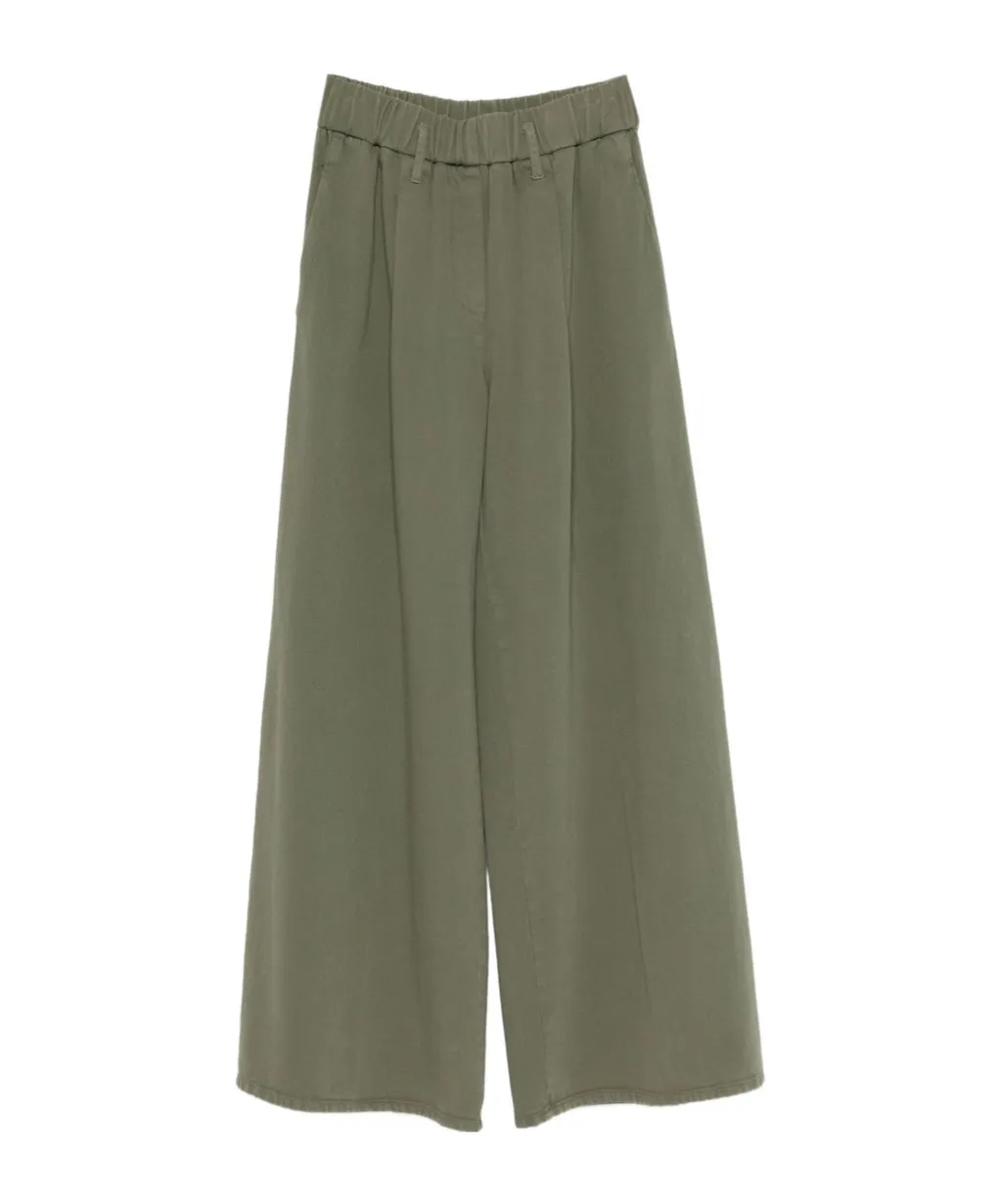Elastic-Waistband Trousers