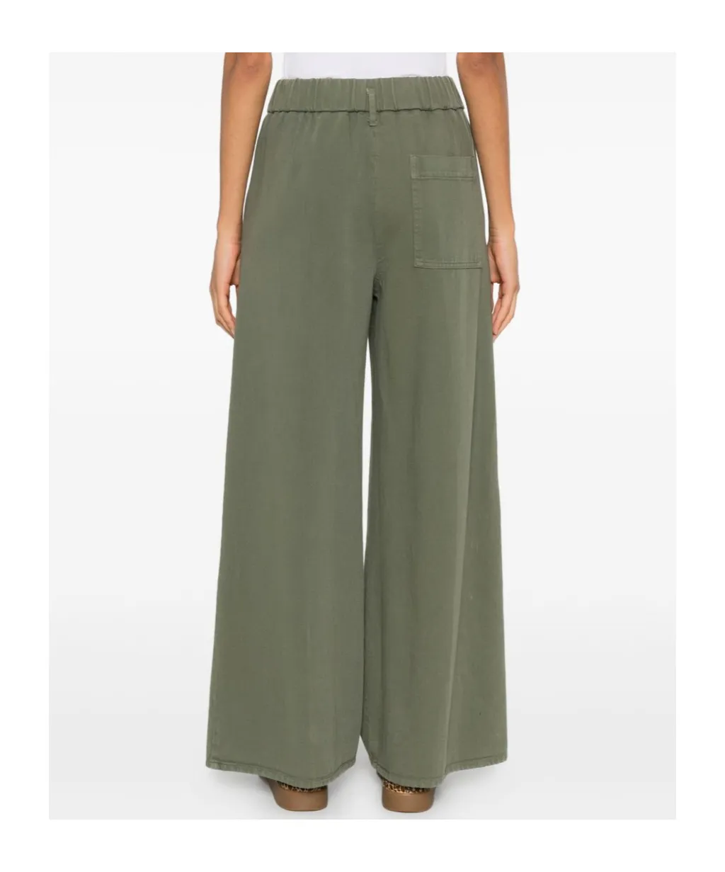 Elastic-Waistband Trousers