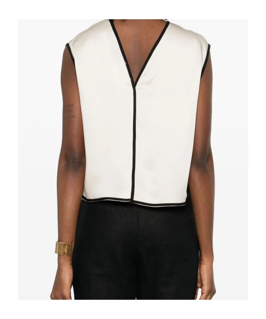 Contrast-Trim Top