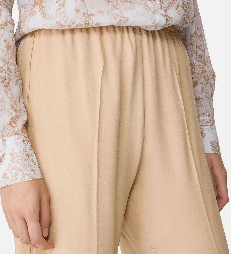 Elastic-Waistband Trousers