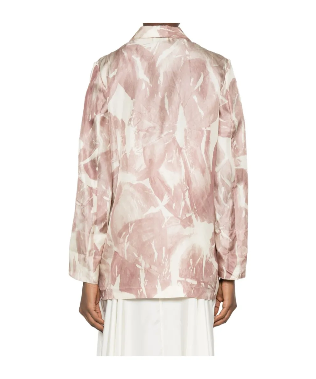 Printed Collared Jacket