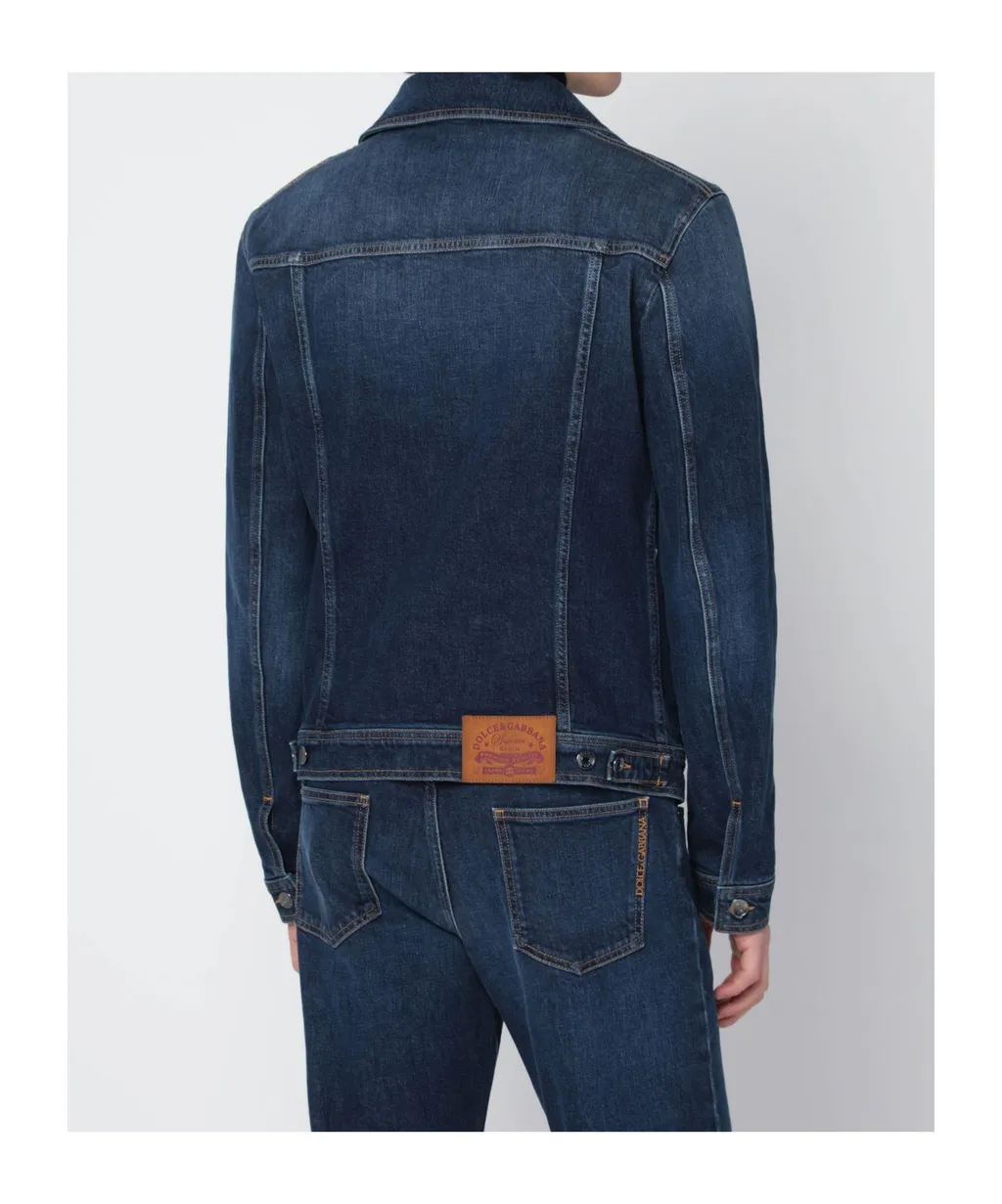 Dolce & Gabbana Button-Up Denim Jacket