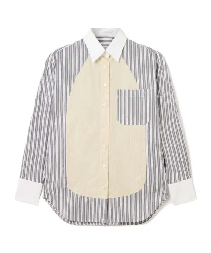 Stella Mccartney Oversized Mixed Striped Shirt