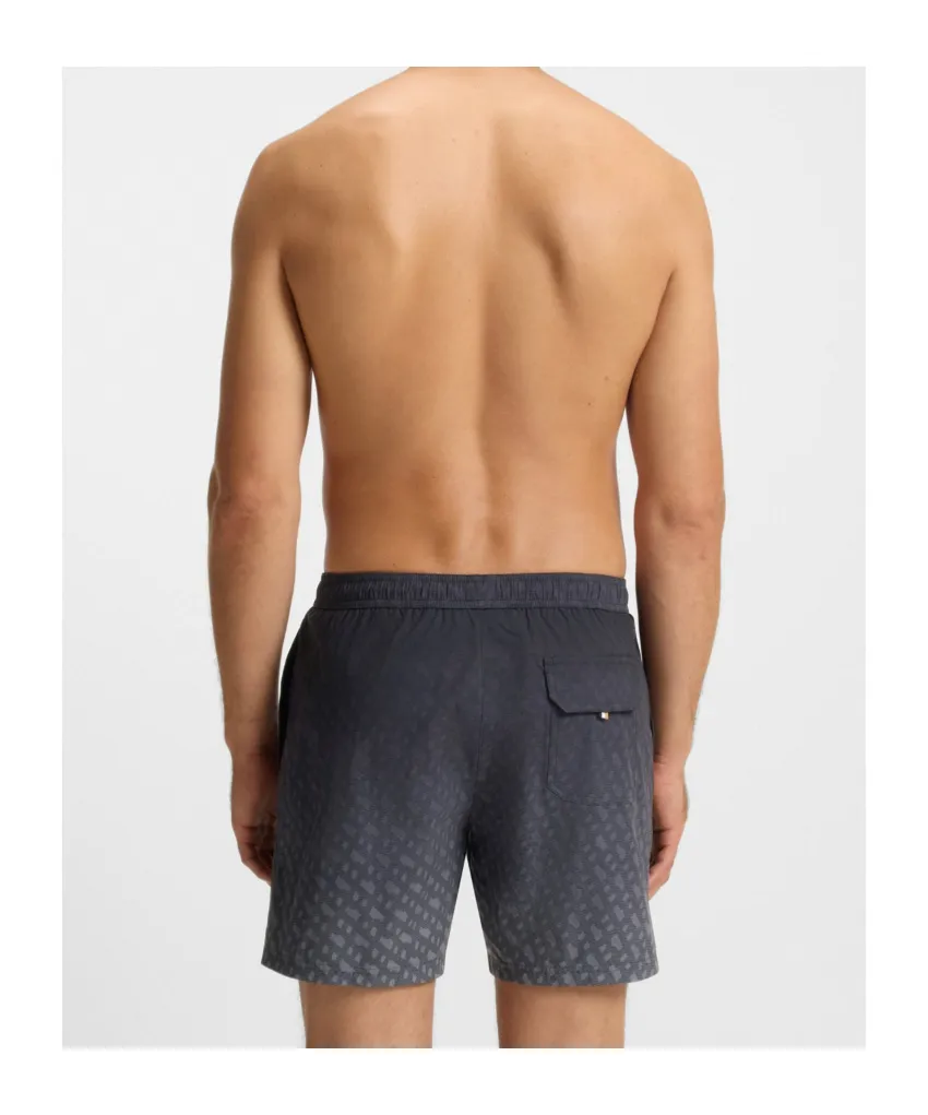 Boss Hugo Boss Logo Badge Drawstring Swim Shorts
