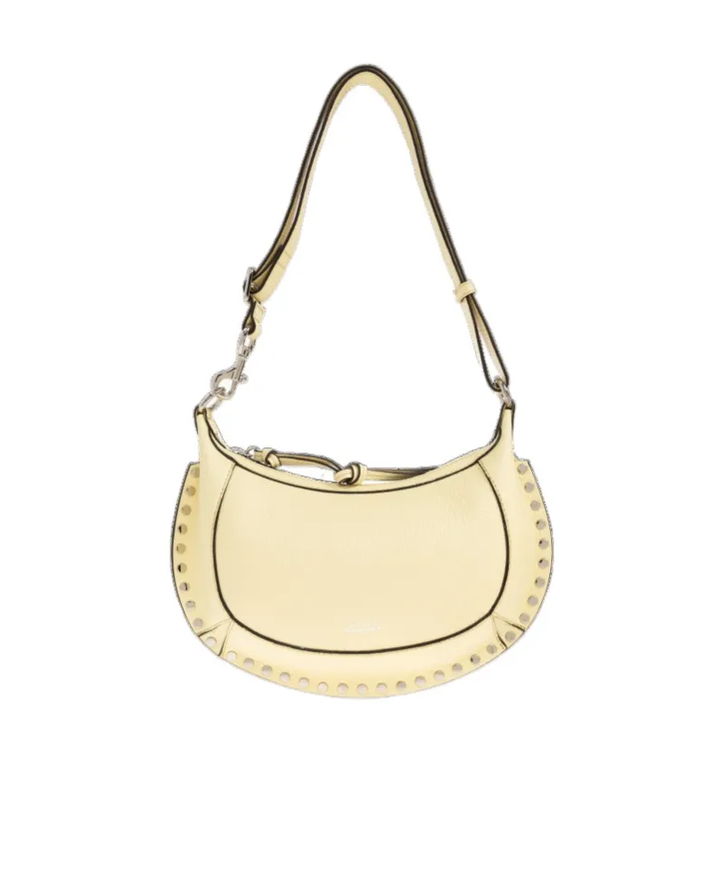 Isabel Marant Oskan Moon Studded Shoulder Bag