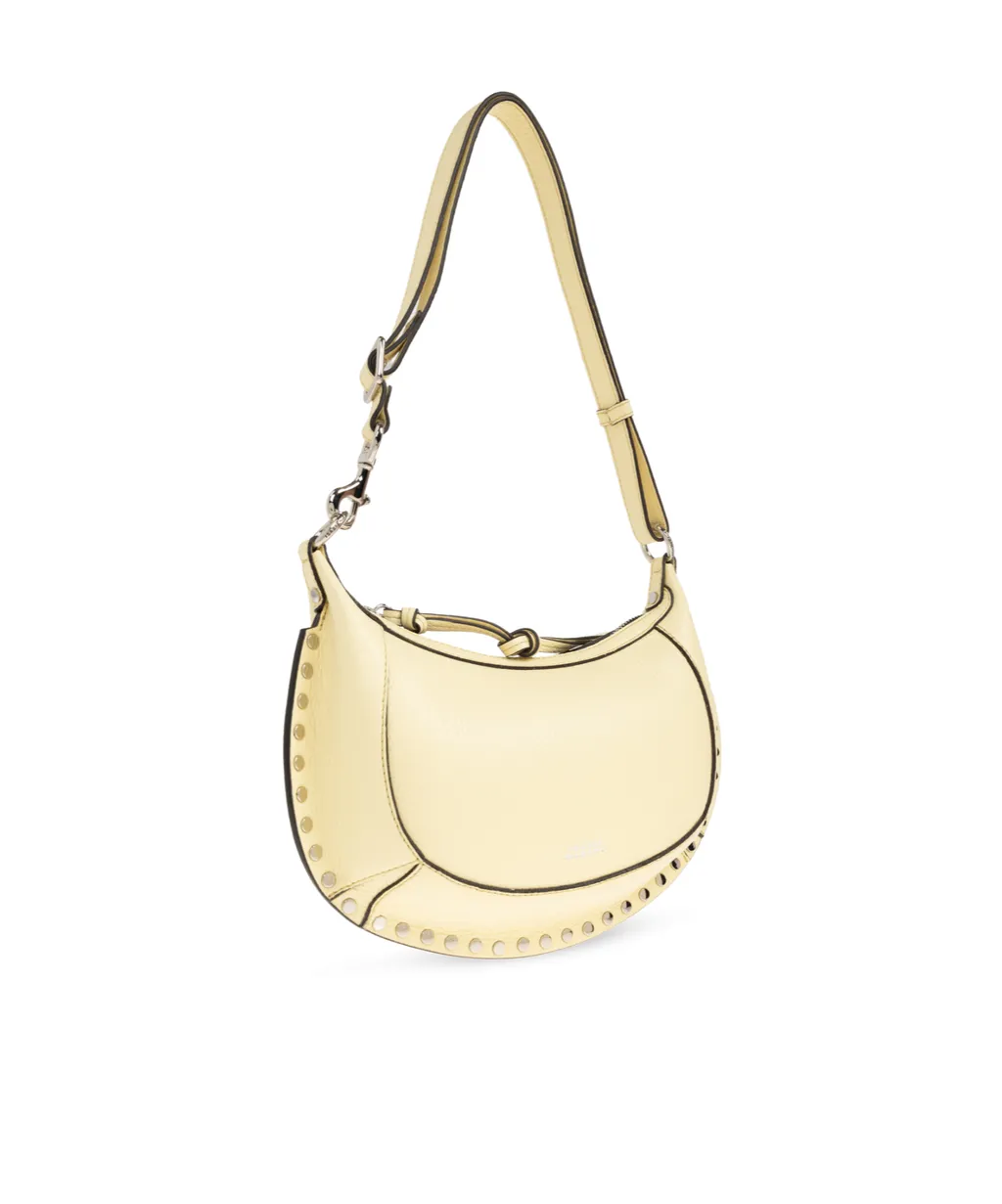 Isabel Marant Oskan Moon Studded Shoulder Bag
