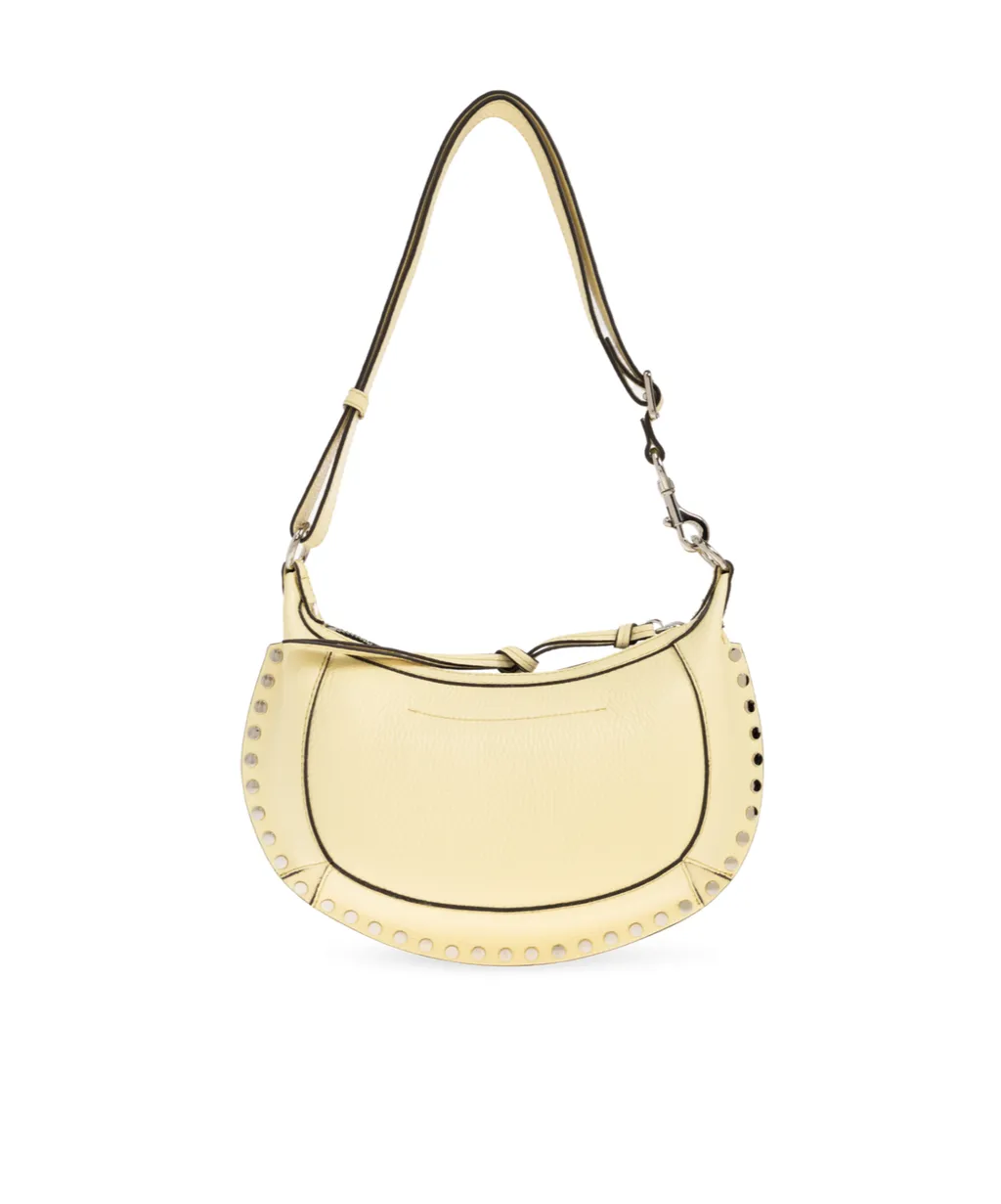 Isabel Marant Oskan Moon Studded Shoulder Bag