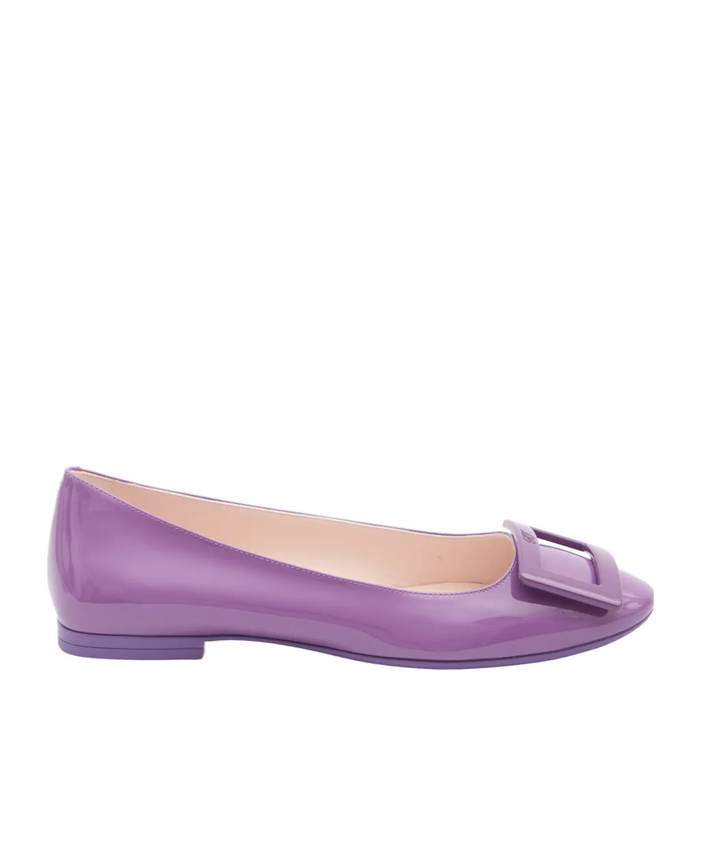 Roger Vivier Logo Embossed Flat Shoes