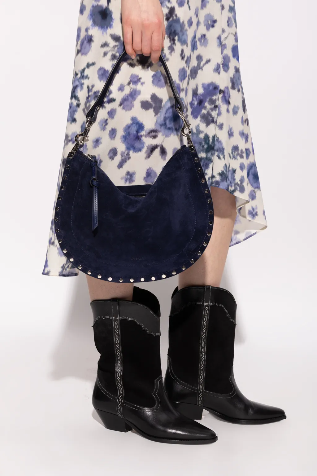 Isabel Marant Oskan Logo Stamped Crossbody Bag