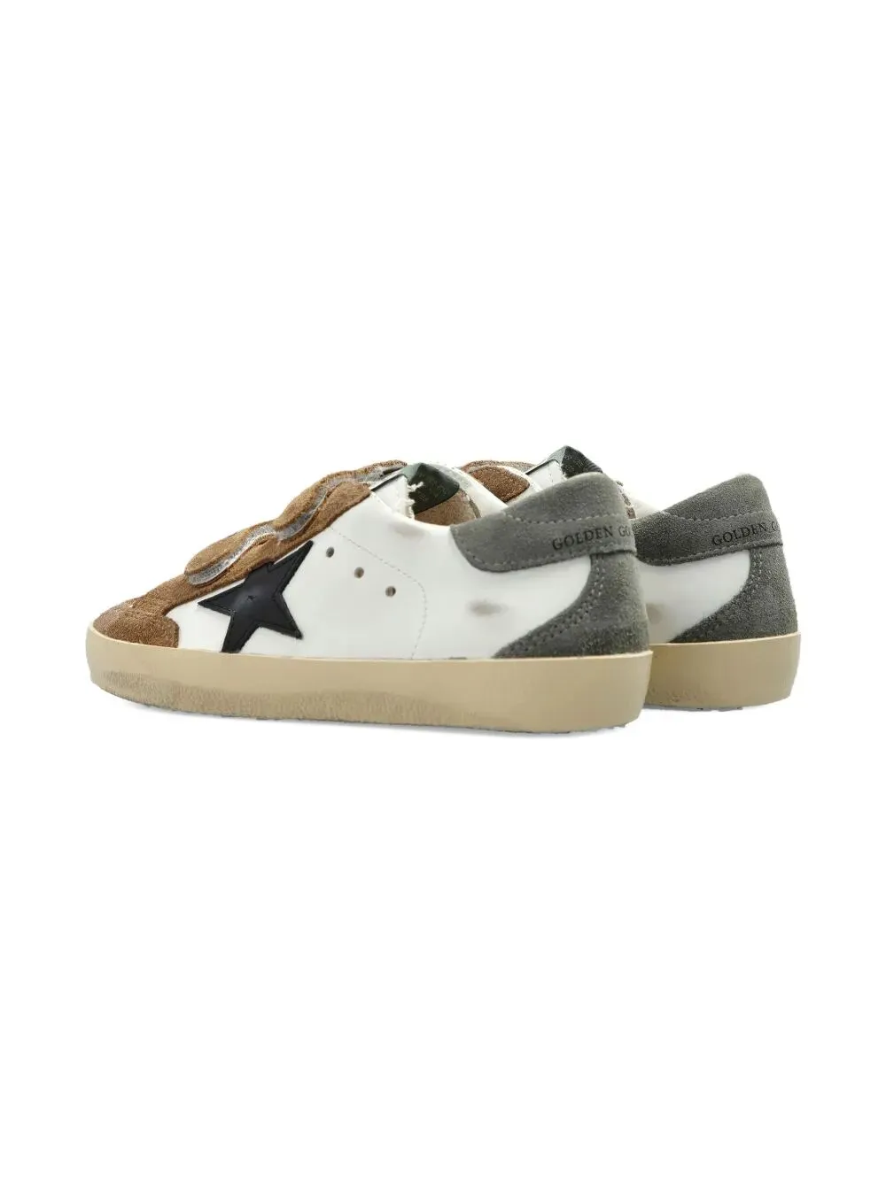 Golden Goose Kids Old School Round Toe Trainers