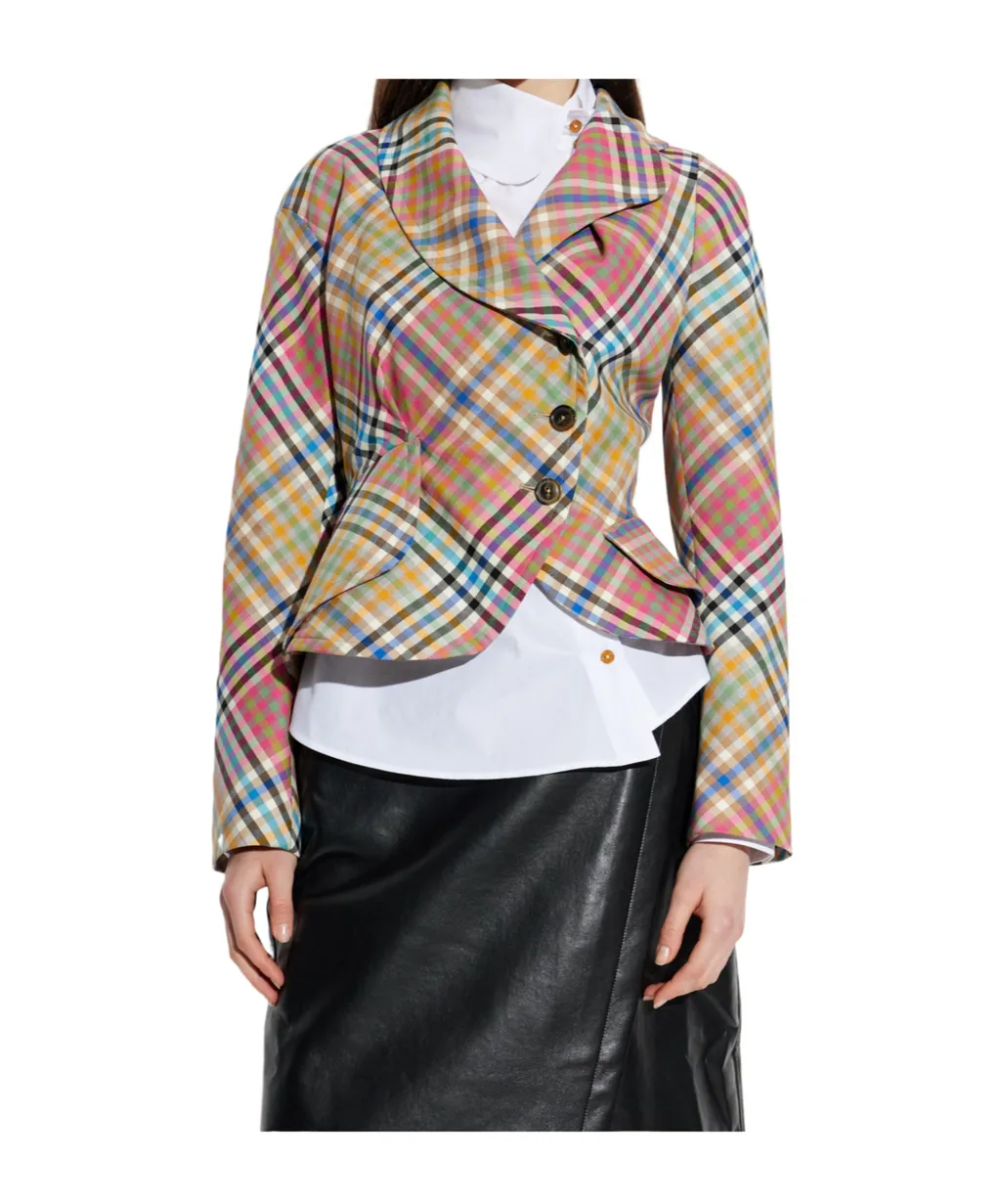 Vivienne Westwood Check Patterned Jacket
