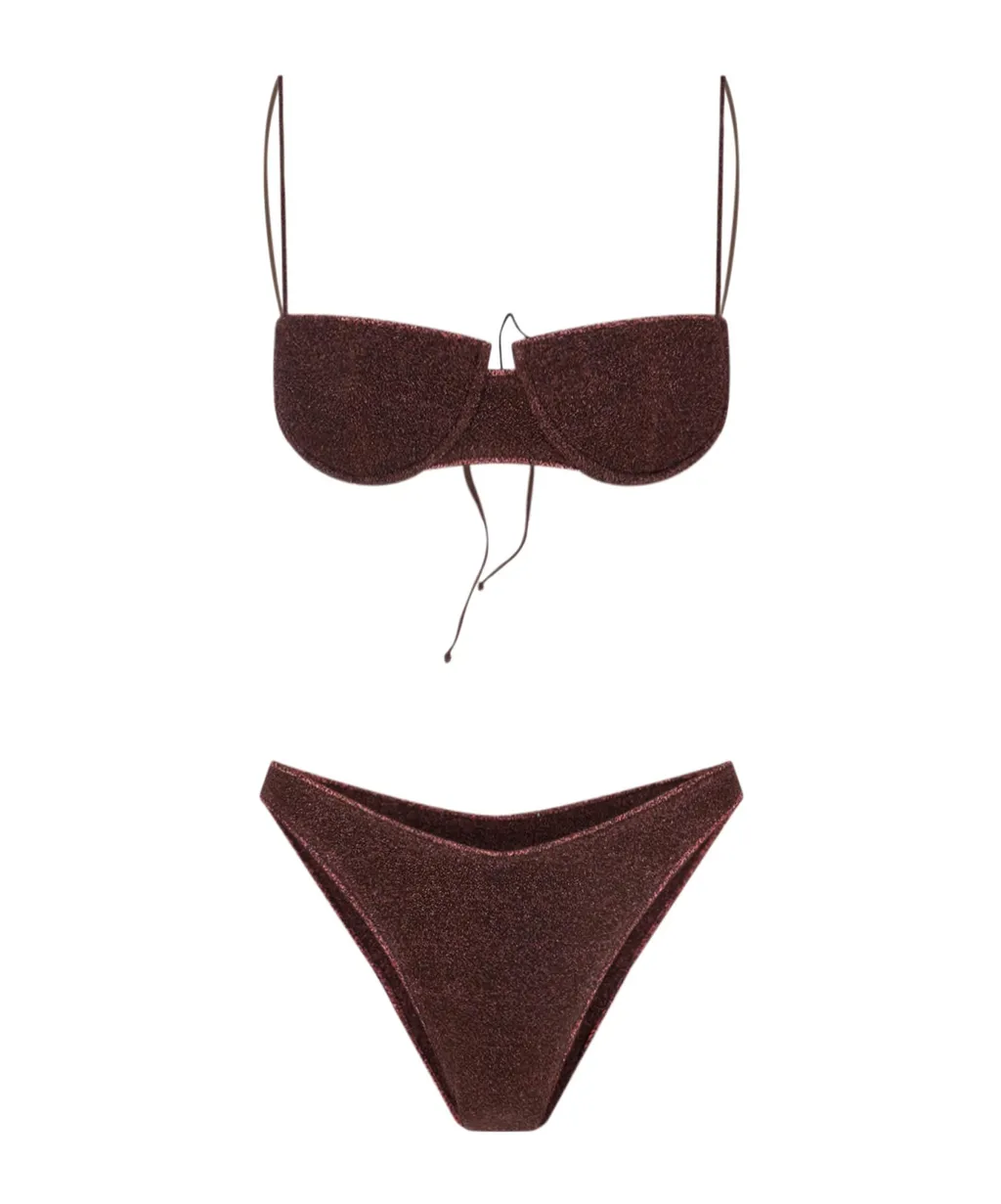 Osree Tie-Fastened Two-Piece Swim Suit