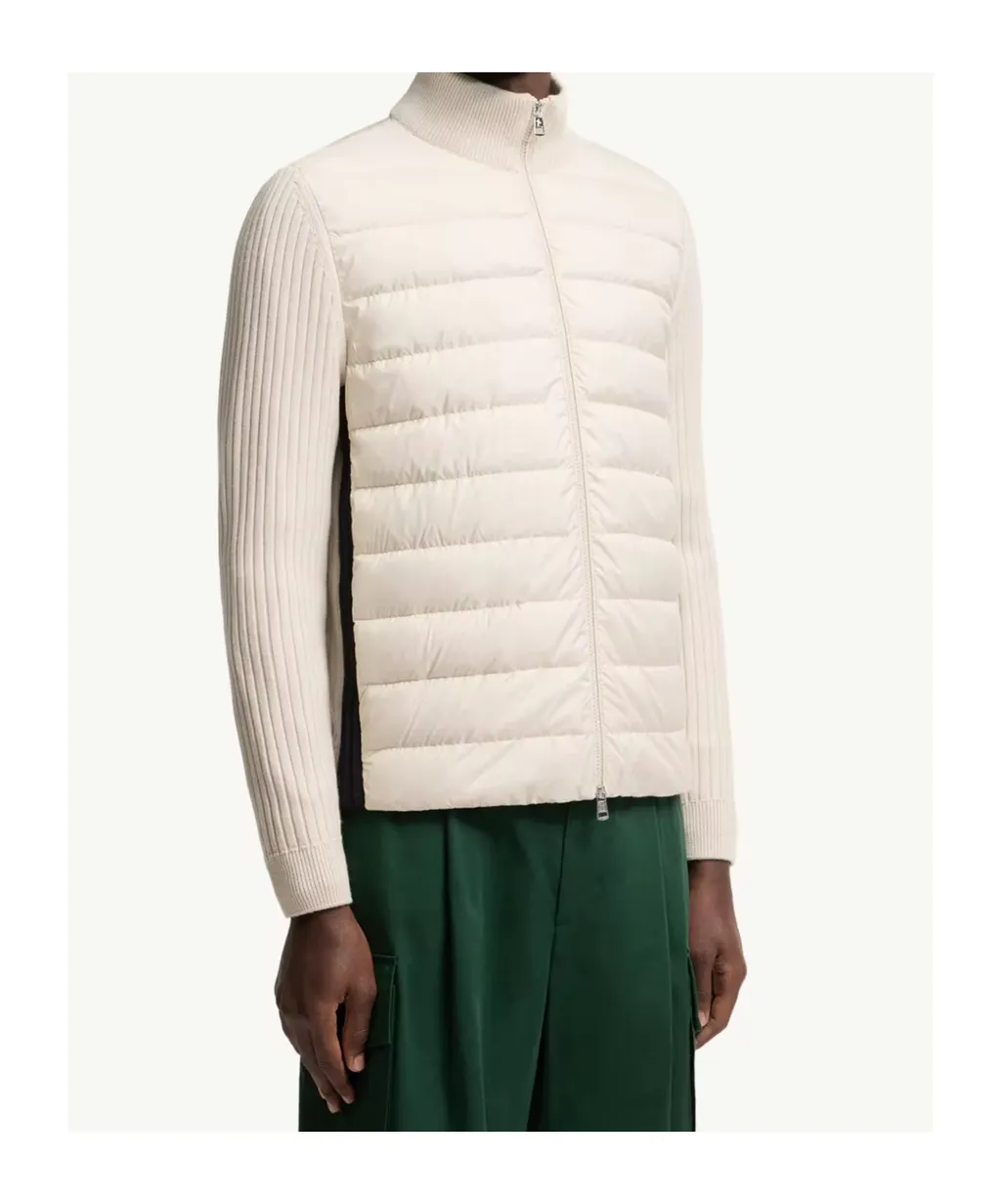 Moncler Quilted Zipped Cardigan