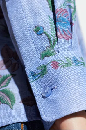 Etro Printed Oxford Shirt