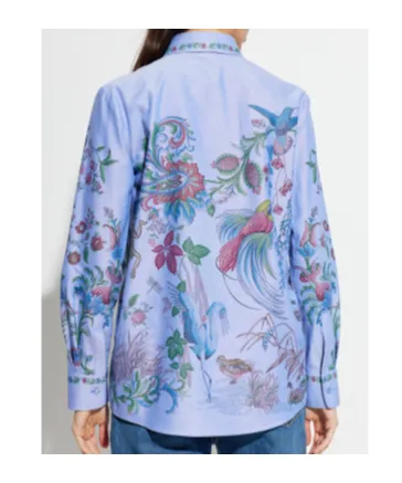 Etro Printed Oxford Shirt
