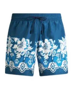 Etro Placed Floral Print Swimsuit