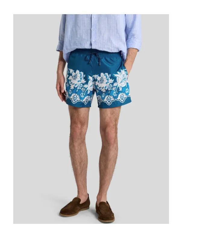 Etro Placed Floral Print Swimsuit