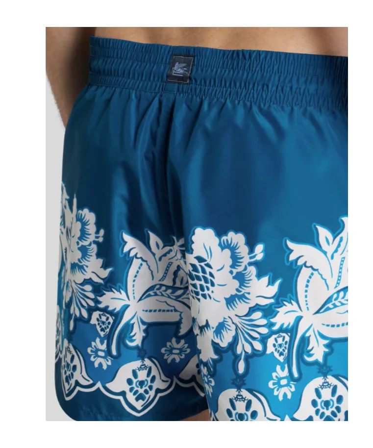 Etro Placed Floral Print Swimsuit
