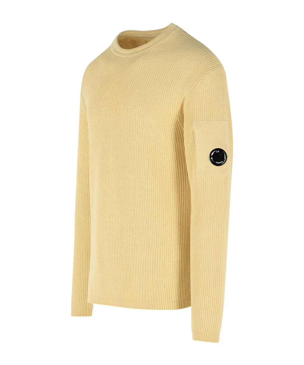 C.P. Company Logo Plaque Crewneck Jumper