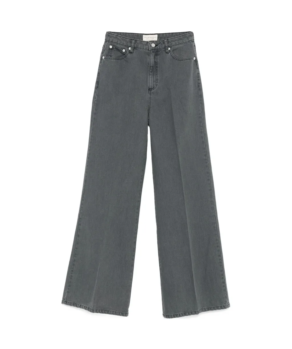 Romy Faded Wide-Leg Jeans