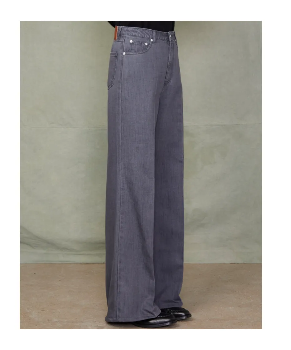 Romy Faded Wide-Leg Jeans